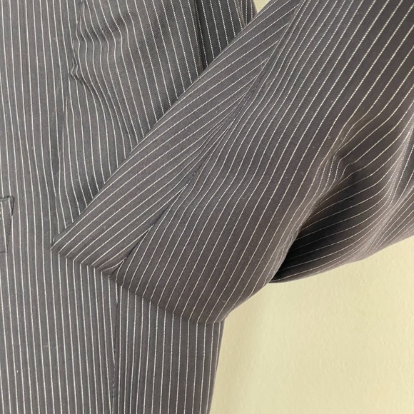 Z Zegna 100% Wool Striped Mens Dress Suit Size 48R - Picture 4 of 16